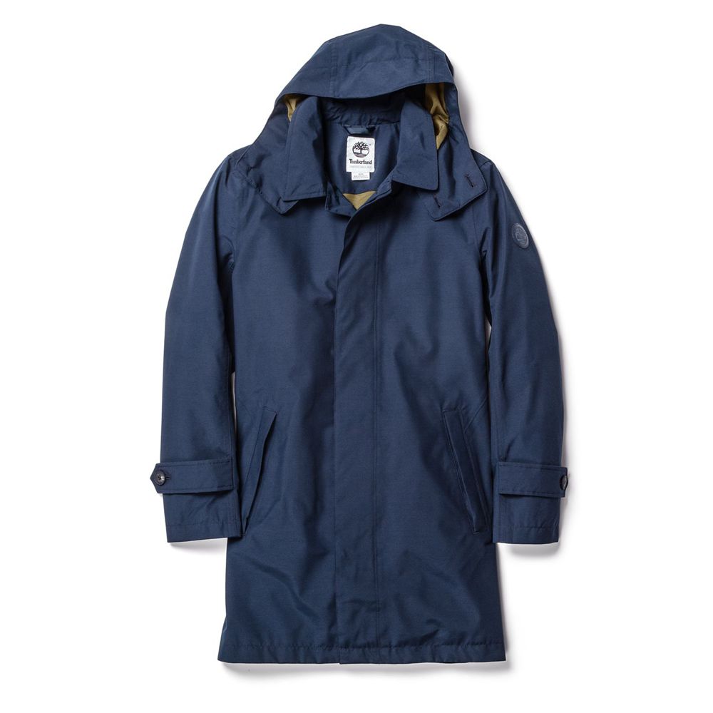 Geaca Timberland Barbati Bleumarin - Doubletop Mountain Waterproof Raincoat - Romania - ASUKDO548